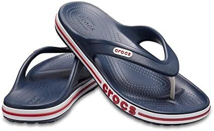 Crocs Unisex Adult Bayaband Flip، صورتی، 42-43 اتحادیه اروپا Image