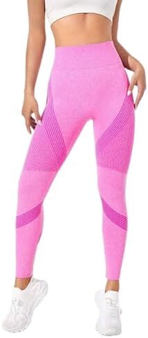شلوار ساق بلند ورزشی کمربلند کنترل شکم بدون درز بوتی اسکرانچ باسن تمرین شلوار یوگا لباس ورزشی زنانه Image