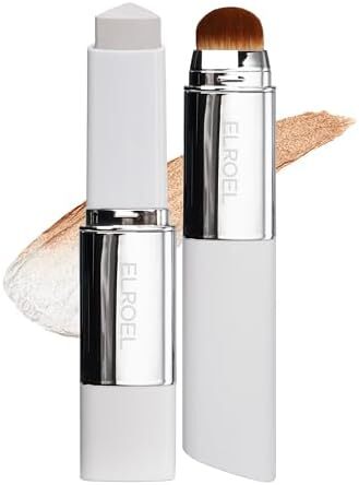 کرم استیک بلانک کاور V سفید - استیک فونداسیون تغییر رنگ کره‌ای با ولوفیلین - پایه آرایشی با پوشش متوسط تا کامل و جلوه مرطوب - دو سر با برس قابل جدا شدن (202 طبیعی)