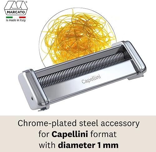 چسب کاتر مارکاتو، ساخت ایتالیا، با دستگاه پاستا اطلس 150 کار می کند 7 x 2.75 اینچ MC000091 Image