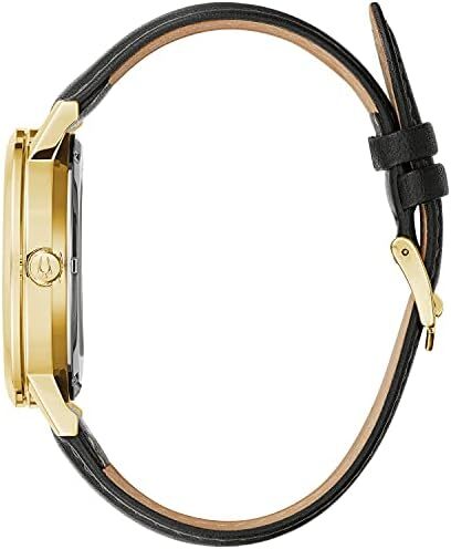 ساعت مچی اتوماتیک مردانه بولوا مدل کلاسیک با ۳ عقربه و ۲۱ جواهر، با ذخیره انرژی ۴۲ ساعته، ویژگی هک، عقربه ثانیه‌ای، صفحه نمایش باز و قاب نمایشگاهی، ۴۲ میلی‌متر Image