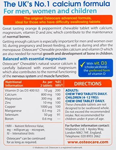 Vitabiotics Osteocare Chewable - 30 Tabs Image