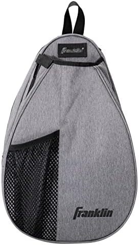 کیف پادل اسپرت فرانکلین - کوله پشتی پادل تنیس مردانه + زنانه - کیف تجهیزات اندازه قابل تنظیم برای پادل + تنیس پارویی - خاکستری