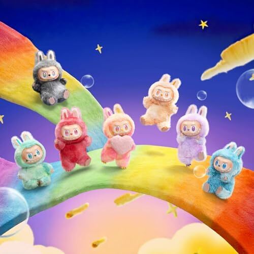 labubu POP MART عروسک لابوبو هیولاها سری بزرگ به انرژی - آویز وینیل پشمالو، جعبه کوری، مجسمه‌های طراحی تصادفی، اسباب‌بازی‌های قابل جمع‌آوری، دکوراسیون منزل، جعبه تکی Image