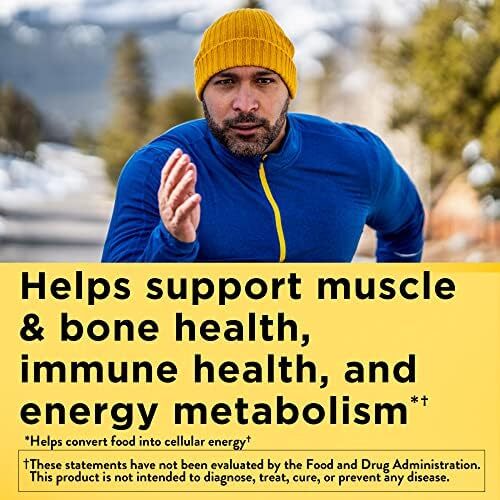 مولتی ویتامین نچر مید برای مردان، مولتی ویتامین برای حمایت از متابولیسم انرژی، ویتامین‌ها و مواد معدنی مردانه، ۱۵۰ عدد ویتامین و مینرال جویدنی، تأمین ۷۵ روزه