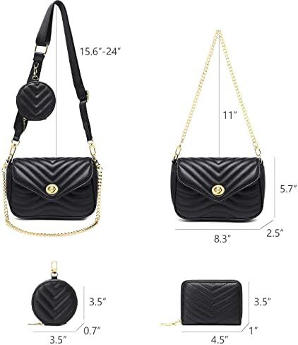 کیف زنانه جیهان جیهان بادی جیهان کیف دستی شانه ای طرح دار کیف کوچک Image