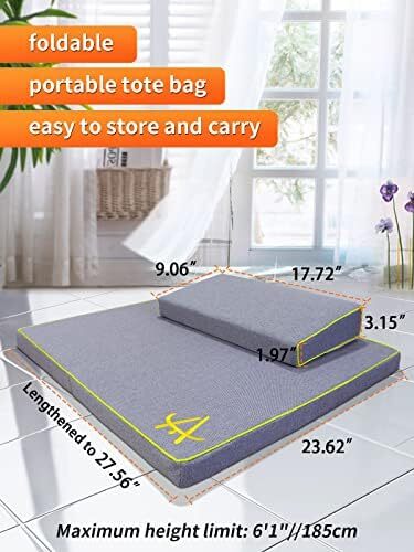 ست تشک مدیتیشن Agsnilove تشک یوگا ضخیم بزرگ بالش کف صندلی برای بزرگسالان لوازم جانبی مدیتیشن Image