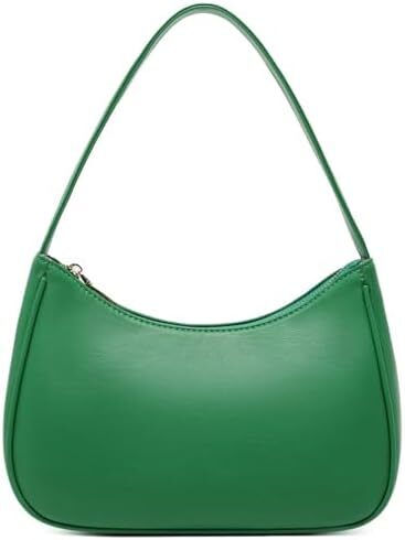 کیف‌های شانه‌ای زنانه CYHTWSDJ، کیف دستی مینی کلاچ مدل Hobo Tote با زیپ بسته Image