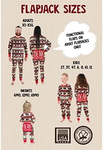 Lazy One Flapjacks، لباس خواب همسان برای سگ، نوزاد، کودکان، نوجوانان و بزرگسالان Image
