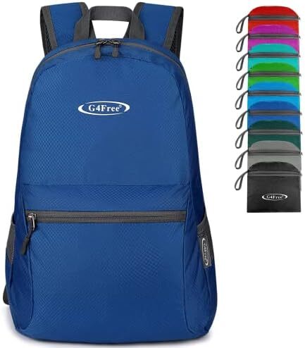 کوله‌پشتی ضدآب بسیار سبک تاشو G4Free کوچک 20 لیتری برای کمپینگ زنانه دوچرخه‌سواری مردانه Image