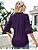 TFSDOD زنانه یقه V یقه 3/4 تاپ آستین زنگ دار یقه یقه دار پیراهن آستین دار یقه دار بلوزهای گشاد تابستانی تابستانی Thumbnail