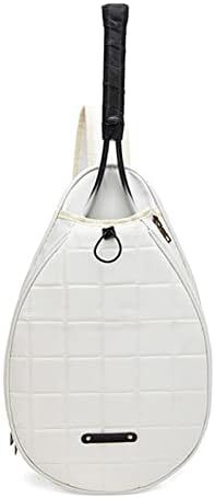 کیف راکت، کیف راکت تنیس، روکش راکت تنیس، کوله پشتی تنیس، با ظرفیت بالا، کیف شانه مقاوم در برابر آب، برای تنیس، راکتبال، اسکواش، چند رنگ Image