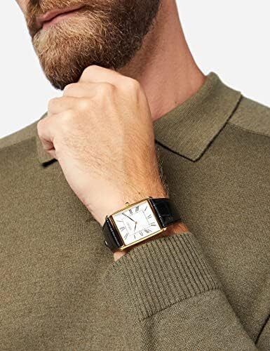 Seiko Men's Analogous Quartz Watch with Leather Strap SWR052P1, Gold, Strap