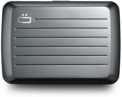 کیف پول هوشمند آلومینیومی V2 - گیره فلزی - نگهدارنده کارت مسدود کننده RFID - دارای حداکثر 10 کارت و اسکناس Image