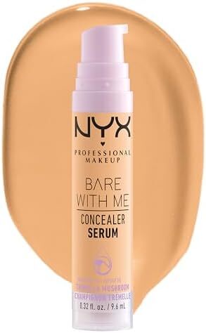 سرم کانسیلر آرایش حرفه ای NYX Bare With Me، آبرسانی تا 24 ساعت - طلایی Image