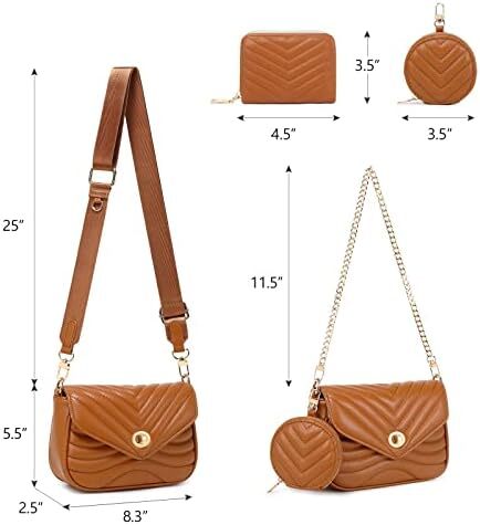 کیف زنانه جیهان جیهان بادی جیهان کیف دستی شانه ای طرح دار کیف کوچک Image