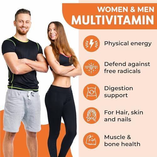 قرص مولتی ویتامین 300 زنانه و مردانه Aitnaturals| غنی شده با ویتامین A، C، D، E، K، B12، فولات، آهن، کلسیم، منیزیم، بیوتین، روی، و ید | حمایت از سیستم ایمنی، انرژی و متابولیسم Image