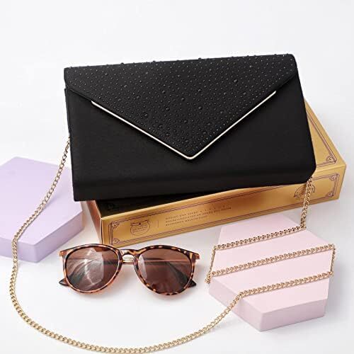 کیف کلاچ جیر مصنوعی کیف مجلسی و کیف دستی فلزی شیک و زیبا کلاچ عصرانه پاکت برای عروسی Image