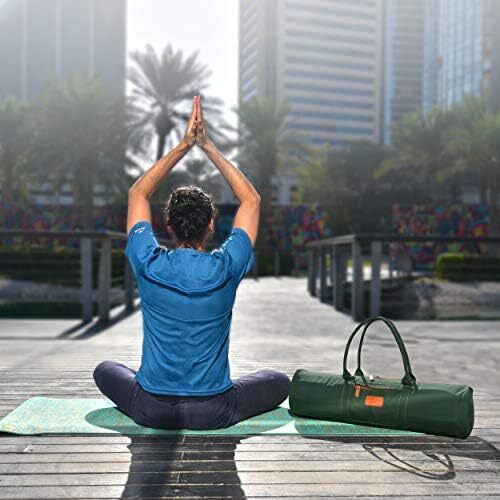 کیف تشک یوگا Monipathos - کیف، کیف یوگا، کیف های زنانه، مرد یوگا، زن یوگا، دسته های تمام اندازه تشک یوگا، کیف های زنانه، کیف های تشک یوگا، کیف حمل تشک یوگا، بوم پنبه ای، داخلی ضد آب Image