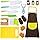 RISICULIS 14 Pieces toddler knife, Kids Knife Set Include Wood Kids Safe Knife, Plastic Toddler Knife, Cutting Board, Apron, Y Peeler, Crinkle Cutter, Kitchen Sleeves Covers, Gloves, Sandwich Cutter Thumbnail