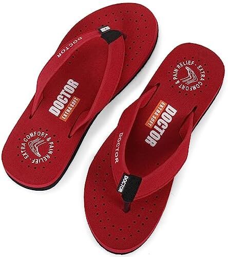 DOCTOR EXTRA SOFT Ortho Care زنانه ارتوپدی و دیابتی احساس خوب فوق العاده راحت Dr Sliders فلیپ فلاپ و دمپایی خانه برای زنان و دختران OR-D-16 Image