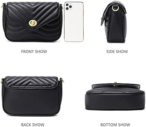 کیف زنانه جیهان جیهان بادی جیهان کیف دستی شانه ای طرح دار کیف کوچک Image