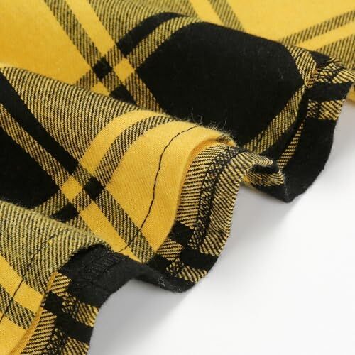 دامن های کوتاه چهارخانه گوتیک IDEALSANXUN برای دامن های چهارخانه کمر بلند زنانه Image