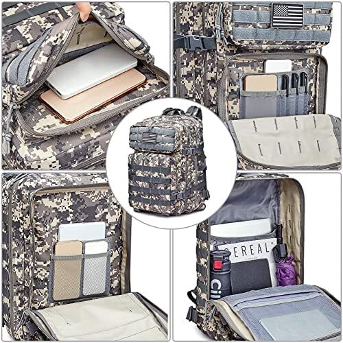 کوله‌پشتی پیاده‌روی تاکتیکی نظامی 40 لیتری G4Free 3 روزه حمله 3 روزه بقا Molle Pack Bug Out کیف کوله‌پشتی ماهیگیری Image