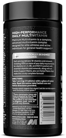MuscleTech Platinum Multi Vitamin 90ct US (RB) Image