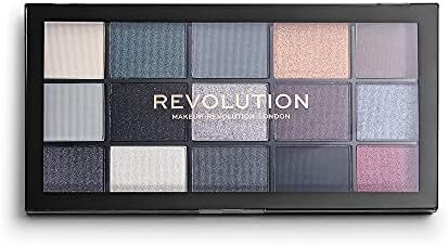 Makeup Revolution، پالت سایه چشم Reloaded، Blackout، 15 سایه، 16.5 گرم Image