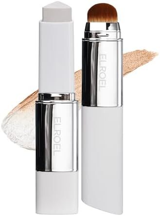 کرم استیک بلانک V - فونداسیون تغییر رنگ کره‌ای با برس جداشدنی - آرایش پایه با پوشش کامل تا متوسط (201 روشن، 0.45 اونس) Image