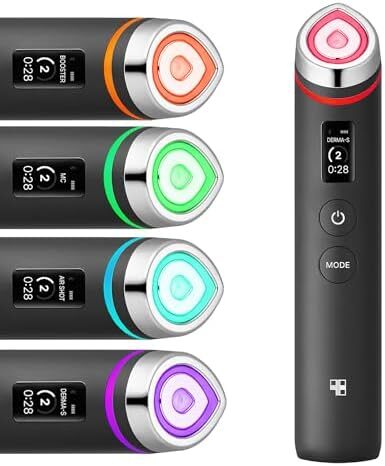 medicube Age-R Booster Pro | 6-in-1 Real Glass Glow Device | Looking Glass Skin with Enhanced Absorption, Radiance, Elasticity,Pore Care | LED Anti-Wrinkle Device | Korean Skin Care