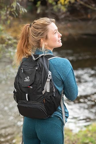 کوله پشتی کوچک تاشو فوق سبک WATERFLY: 20 لیتری کوله پشتی کوهنوردی با قابلیت بسته بندی سبک وزن کوله پشتی کوهنوردی در فضای باز کوله پشتی ورزشی در فضای باز کوله پشتی مسافرتی زنانه مردانه Image