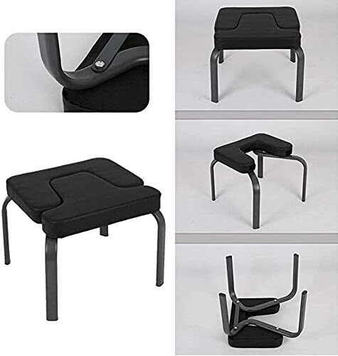 پایه یوگا، نیمکت‌های مدیتیشن، صندلی وارونه، ایده‌آل برای تمرین، تناسب اندام و باشگاه، کاهش استرس و بدنسازی - قاب فولادی Image