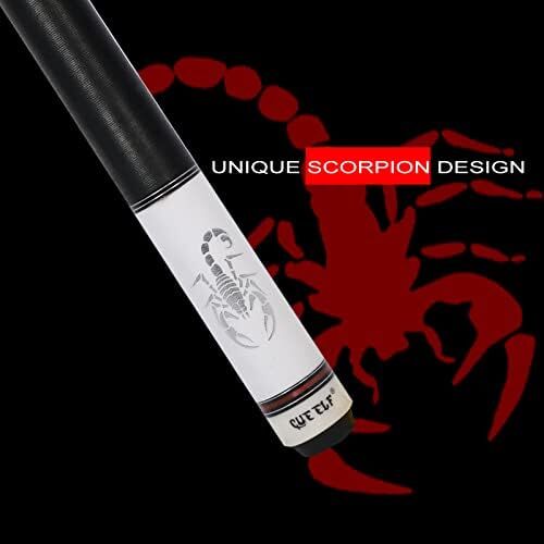 چوب استخر CUEELF، چوب بیلیارد کیو با محفظه سخت شفت کم انحراف چوب بیلیارد حرفه ای بیلیارد کیوس چوب 19.5-21 اونس Image