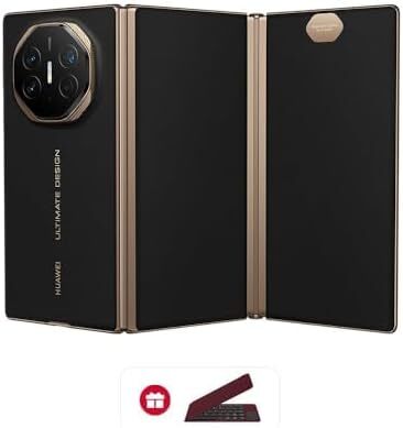 هواوی میت ایکس | طراحی نهایی طراحی فوق‌العاده باریک تاشو، ۱۶ گیگابایت + ۱ ترابایت، دوربین فوق‌العاده با دیافراگم XMAGE، نمایشگر ۱۰.۲ اینچی با وضوح بالا HUAWEI X-True + چندین نمایش در یک، مشکی + هدایا Image