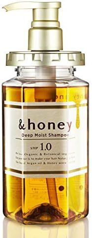 شامپو &honey Deep Moist 1.0 ارگانیک مو و پوست سر برای پاکسازی و آبرسانی شدید - شستشو و محافظت با افزایش رطوبت - ایده آل برای صاف، مجعد، فر، فر، وز، درمان شده، رنگ Image