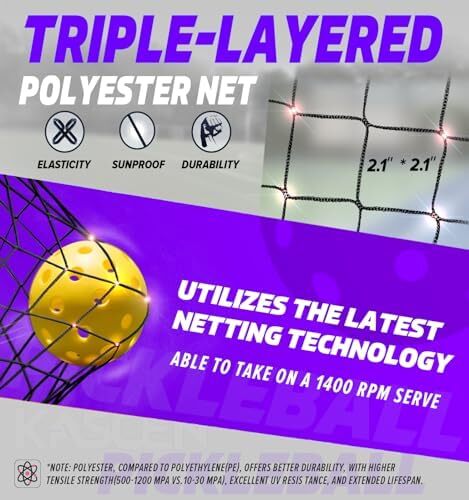 KASCEN 4 Pack ایالات متحده Pickleball (USAPA) مورد تایید Pickleball-V1 Image