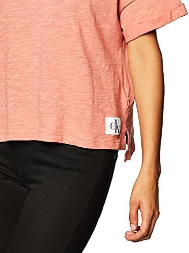 تی شرت با لوگوی آستین کوتاه زنانه Calvin Klein