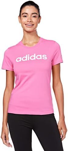 تی شرت با لوگوی باریک زنانه آدیداس Essentials Image