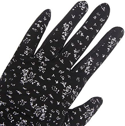 Greenery-GRE ضد آفتاب زنانه دستکش های رانندگی بلند پنبه ای محافظ در برابر اشعه ماوراء بنفش در برابر آفتاب دستکش تمام انگشتی دستکش آستین بازو Image