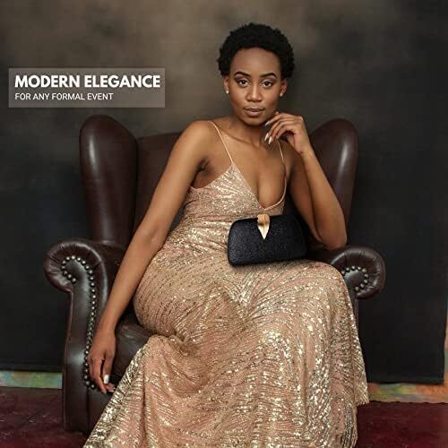 کیف مجلسی قبل و همیشه - کیف های کوچک کلاچ برای زنان عروسی - کیف های دستی شب زنانه مجلسی رسمی شب بادی Image