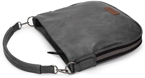 کیف های زنانه رانگلر هوبو کیف های شانه ای نواری نخی راه راه و کیف های دستی با بند Image