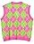 جلیقه ژاکت بافتنی Hyipels Argyle زنانه Y2K لباس بافتنی چهارخانه مدل لباس بافتنی Preppy Style V یقه تاپ تانک دخترانه Thumbnail