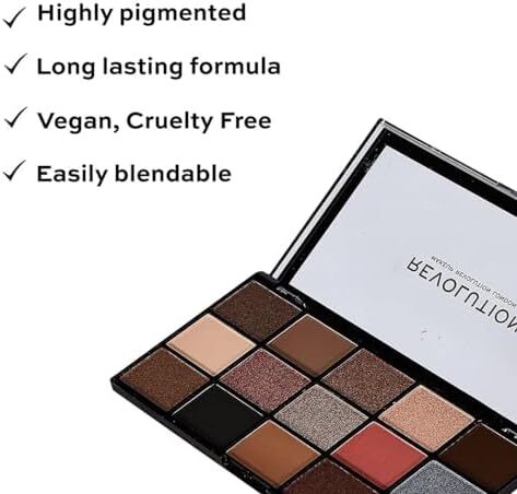 میکاپ انقلاب، پالت سایه چشم Reloaded، هیپنوتیزم، 15 سایه، 16.5 گرم Image