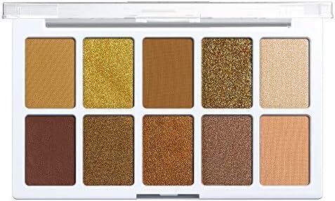 Wet n Wild Color Icon 10 Pan Palette، پالت سایه چشم، 10 رنگ غنی از رنگدانه برای آرایش روزمره، فرمول طولانی مدت و ترکیب آسان، Call Me Sunshine، 0.42 اونس (بسته 1 عددی) Image