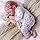 ADFO Lifelike Reborn Baby Dolls Twinnie - Girl 17-Inch - Soft Body Realistic-Newborn Baby Dolls Full Vinyl Body Poseable Baby Girl with Feeding Kit Gift Box for Kids Age 3+ Thumbnail