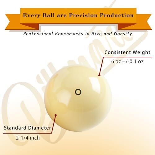 لوازم جانبی میز بیلیارد توپ بیلیارد ممتاز Billmart 2-1/10.2 سانتی متر سایز قاعده 16 ست بیلیارد توپ بیلیارد Image