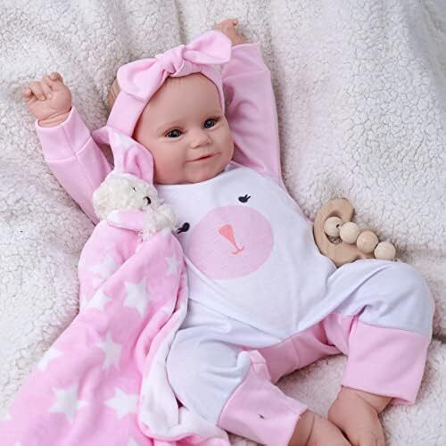 BABESIDE Reborn Baby Dolls - 20 Inch Cute Soft Vinyl Realistic-Newborn Baby Doll for 3+ Year Old Girls Kids Real Life Like Baby Doll Image