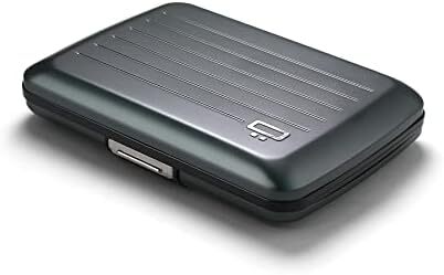 کیف پول هوشمند آلومینیومی V2 - گیره فلزی - نگهدارنده کارت مسدود کننده RFID - دارای حداکثر 10 کارت و اسکناس Image
